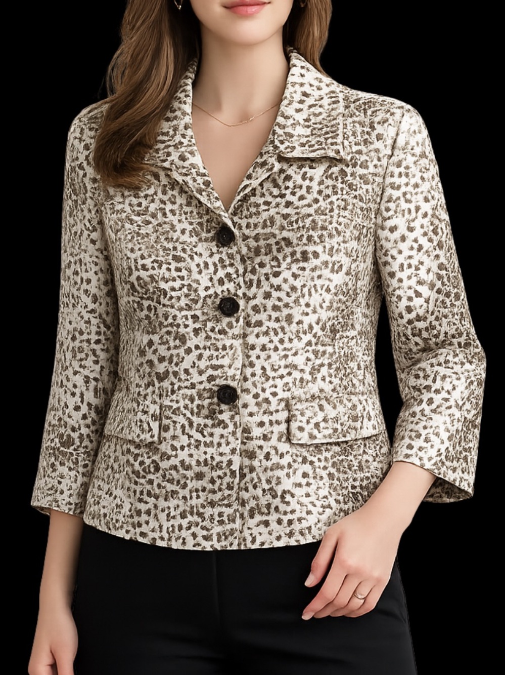 Pendleton animal printed blazer